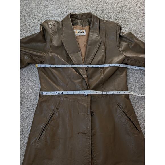 Vintage Leather Blazer Jacket - Picture 2 of 8